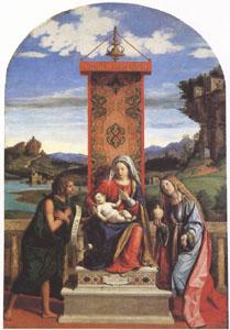 CARACCIOLO, Giovanni Battista The Virgin and Child between John the Baptist and Mary Magdalen (mk05) Germany oil painting art